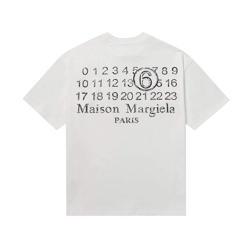 Maison Margiela White Short Sleeve T-Shirt
