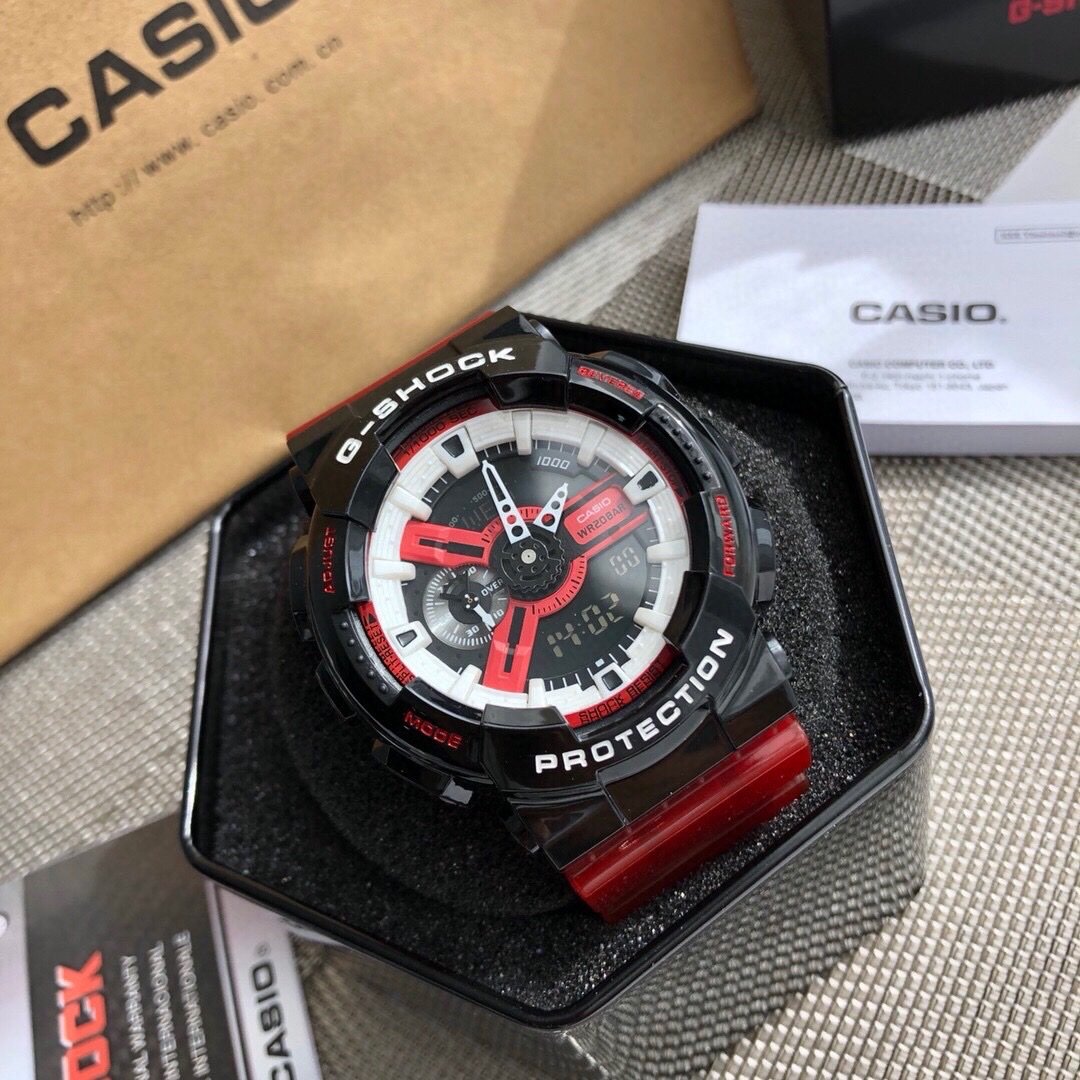 Casio G-Shock Black and Red Watch