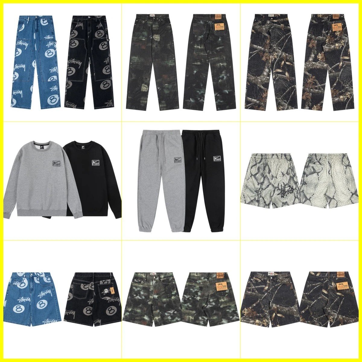 Stussy Camo Denim Pa