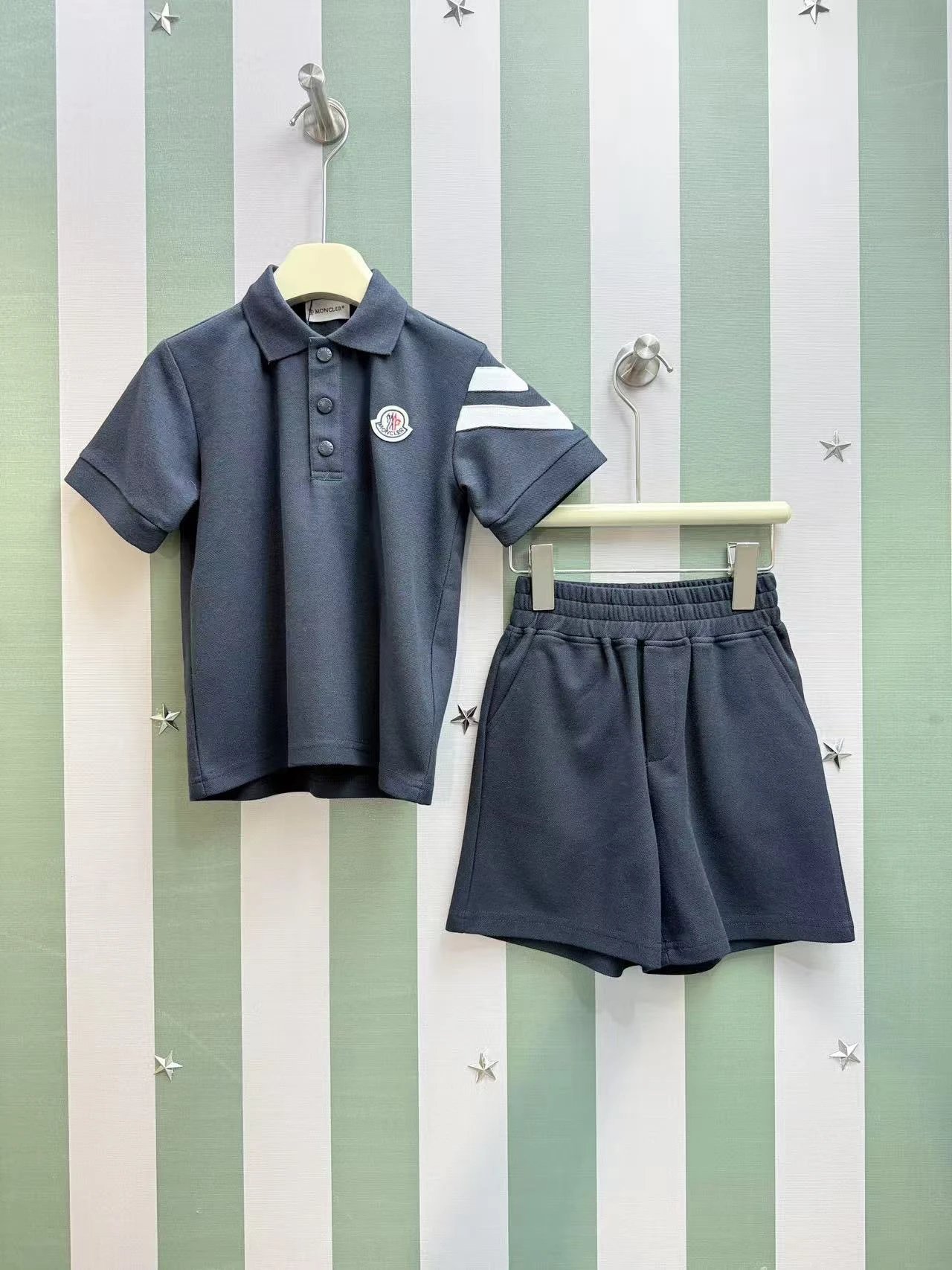 Kid Moncler Blue Pol