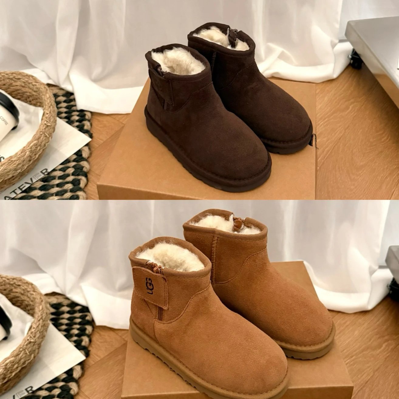Kid UGG Brown Mini Boots