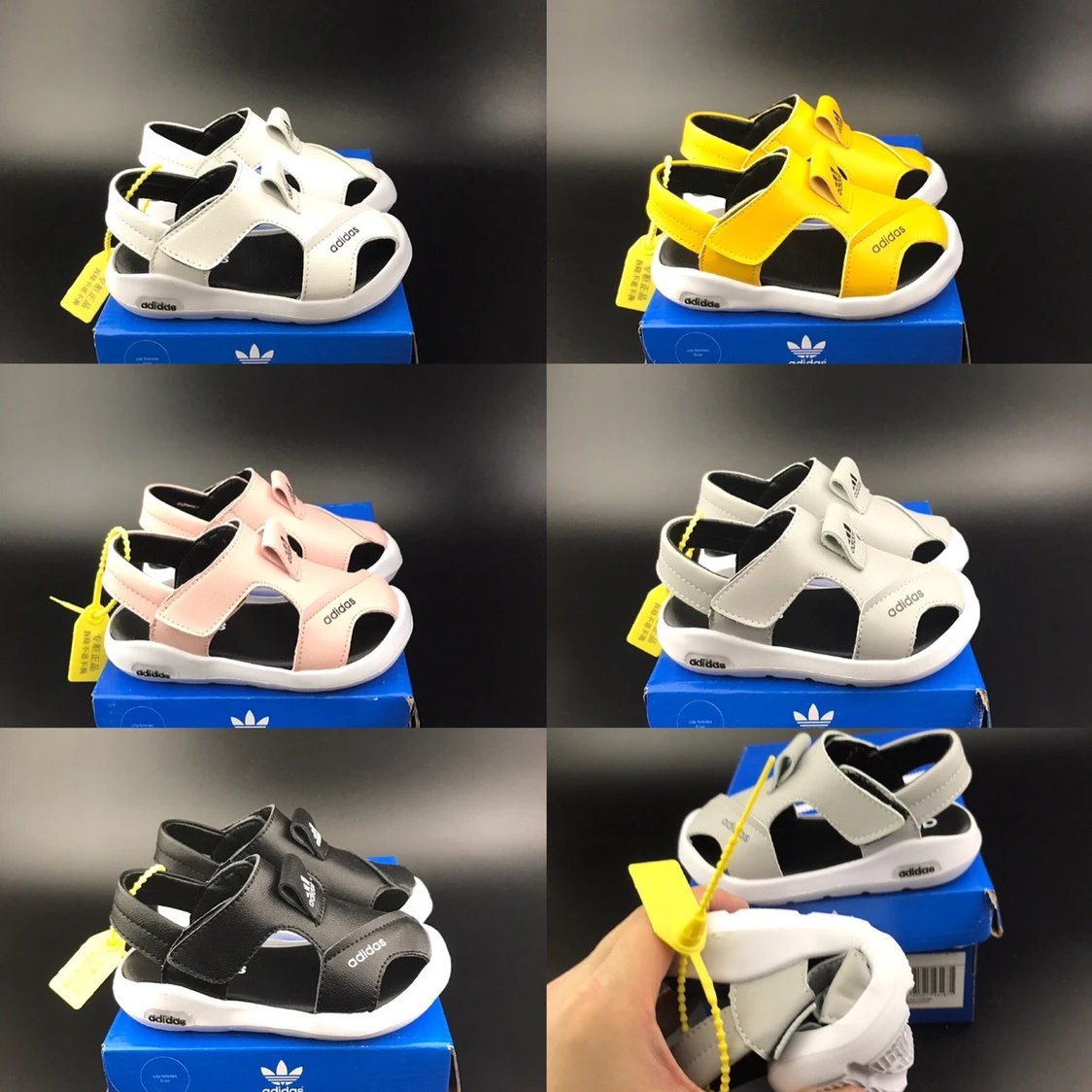 Kid Adidas White Vel
