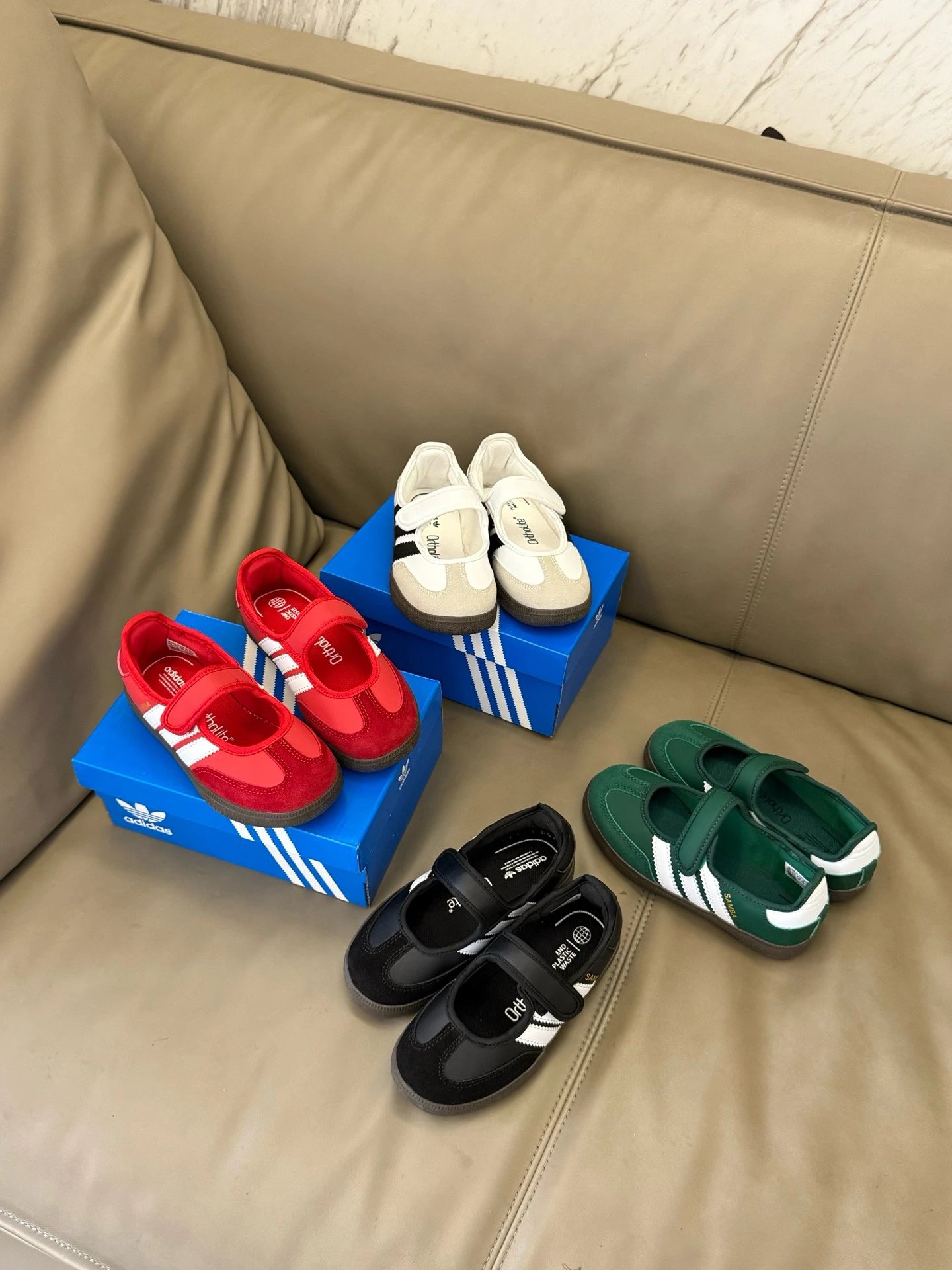 Kid Adidas Red White