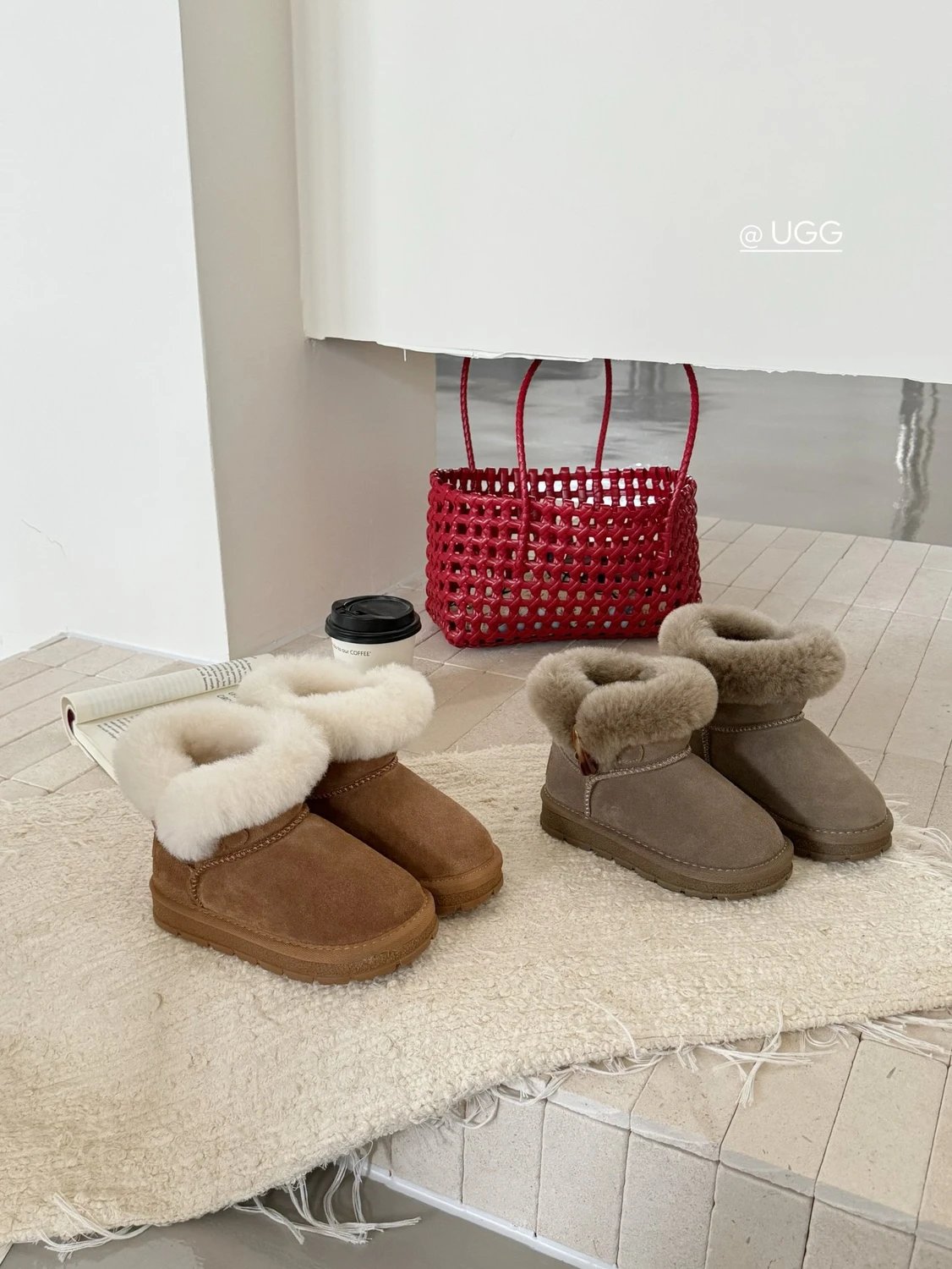 Kid UGG Brown Suede 