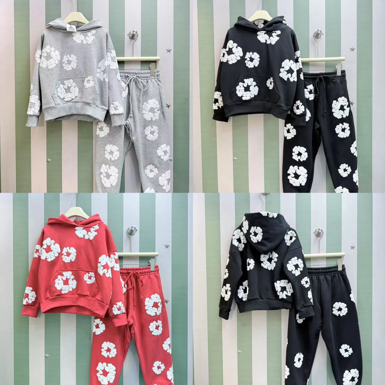 Kid Floral Hoodie an