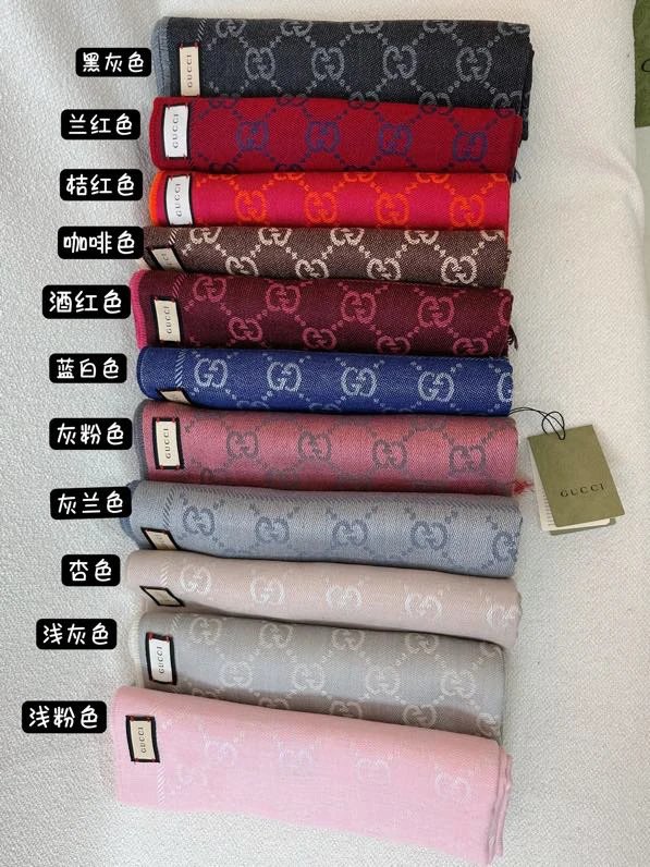 Gucci Monogram Scarf in Various Colors