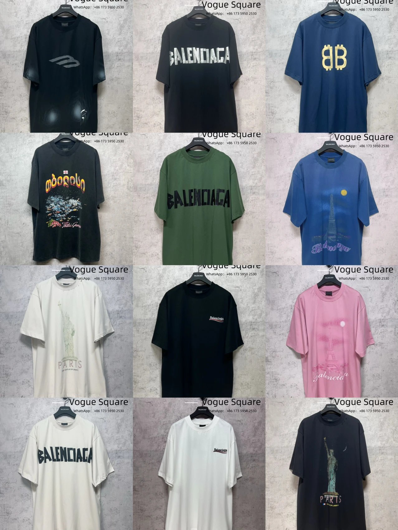 Balenciaga Black Short Sleeve T-Shirt