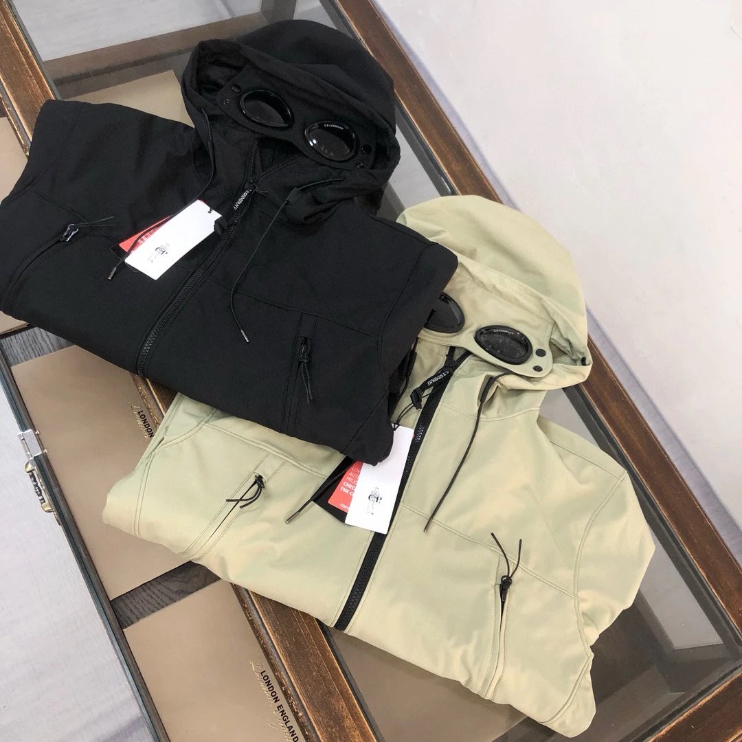 C.P. Company Black/Green Goggle Jacket