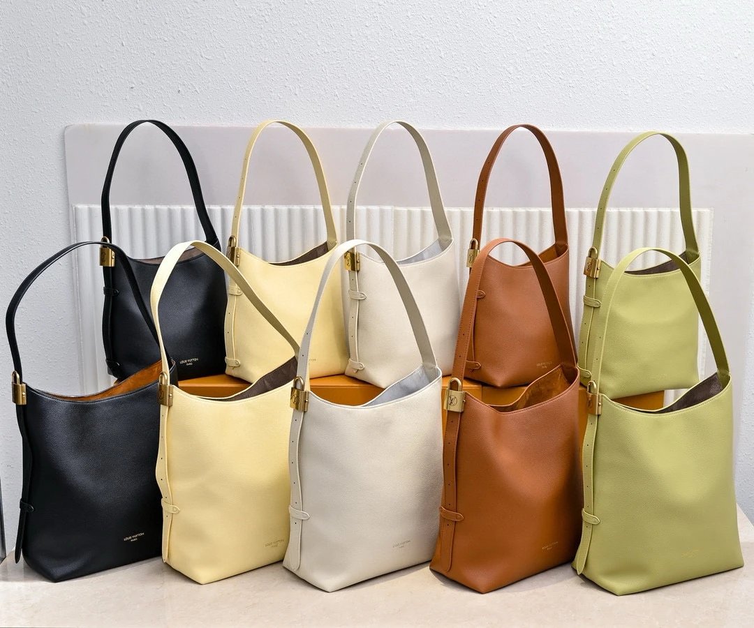 Louis Vuitton Leather Tote Bag