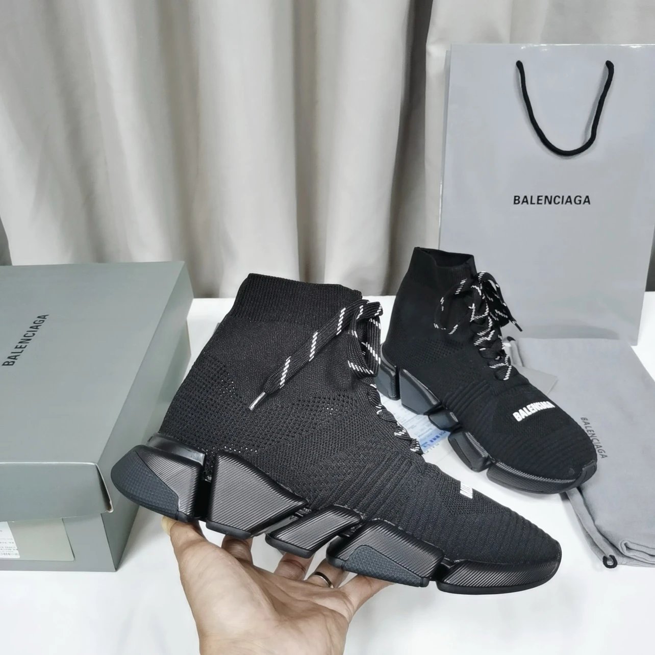 Balenciaga Black Hig