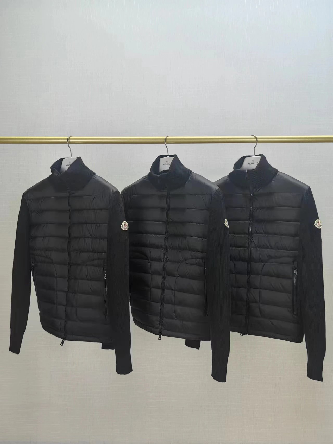 Moncler Black Quilted Jacket