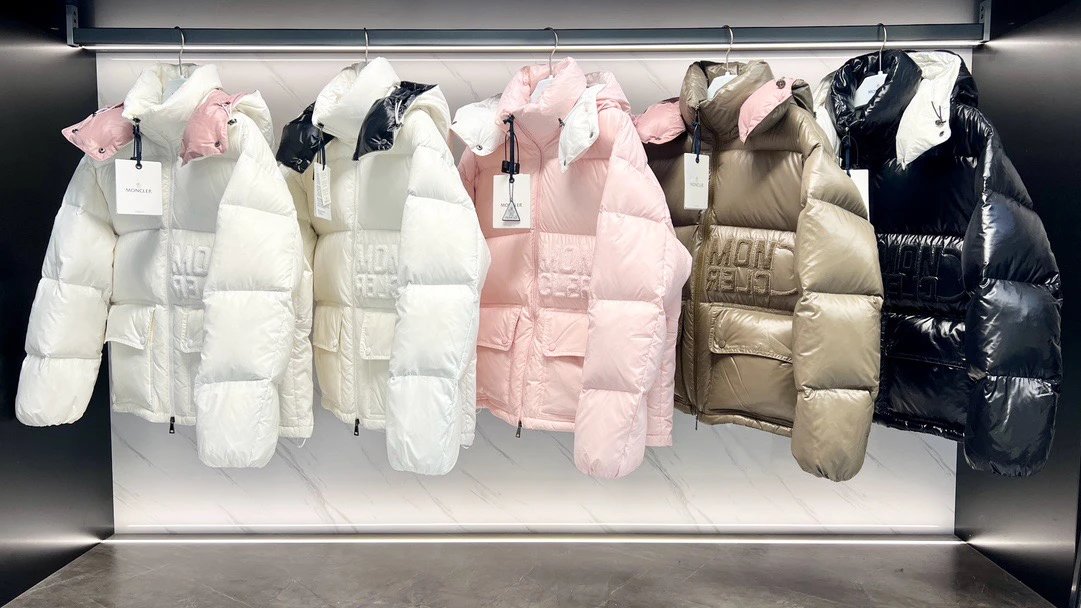 Moncler White Puffer Jacket