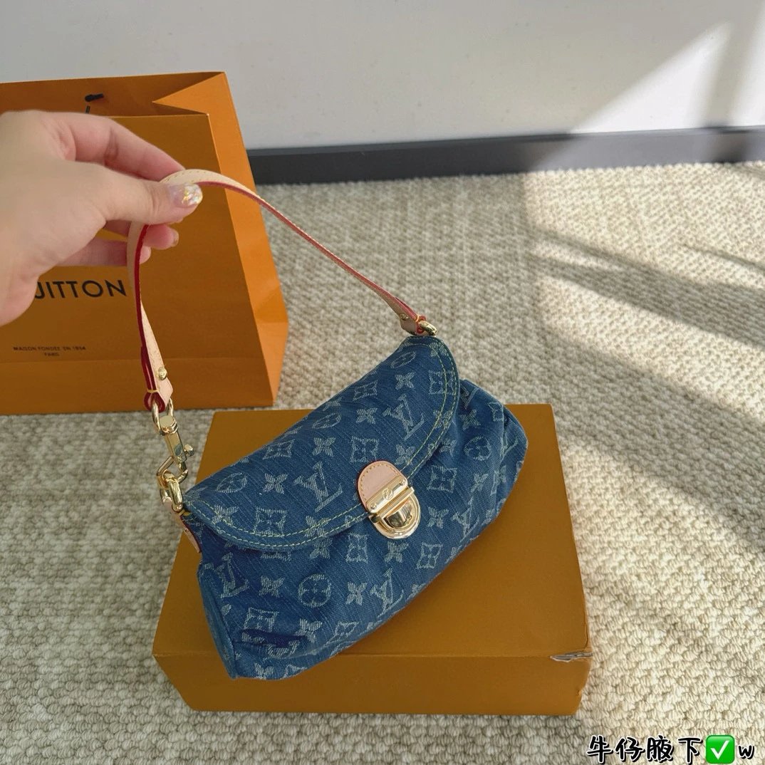 Louis Vuitton Blue Monogram Mini Bag
