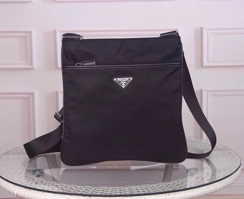 Prada Black Nylon Shoulder Bag