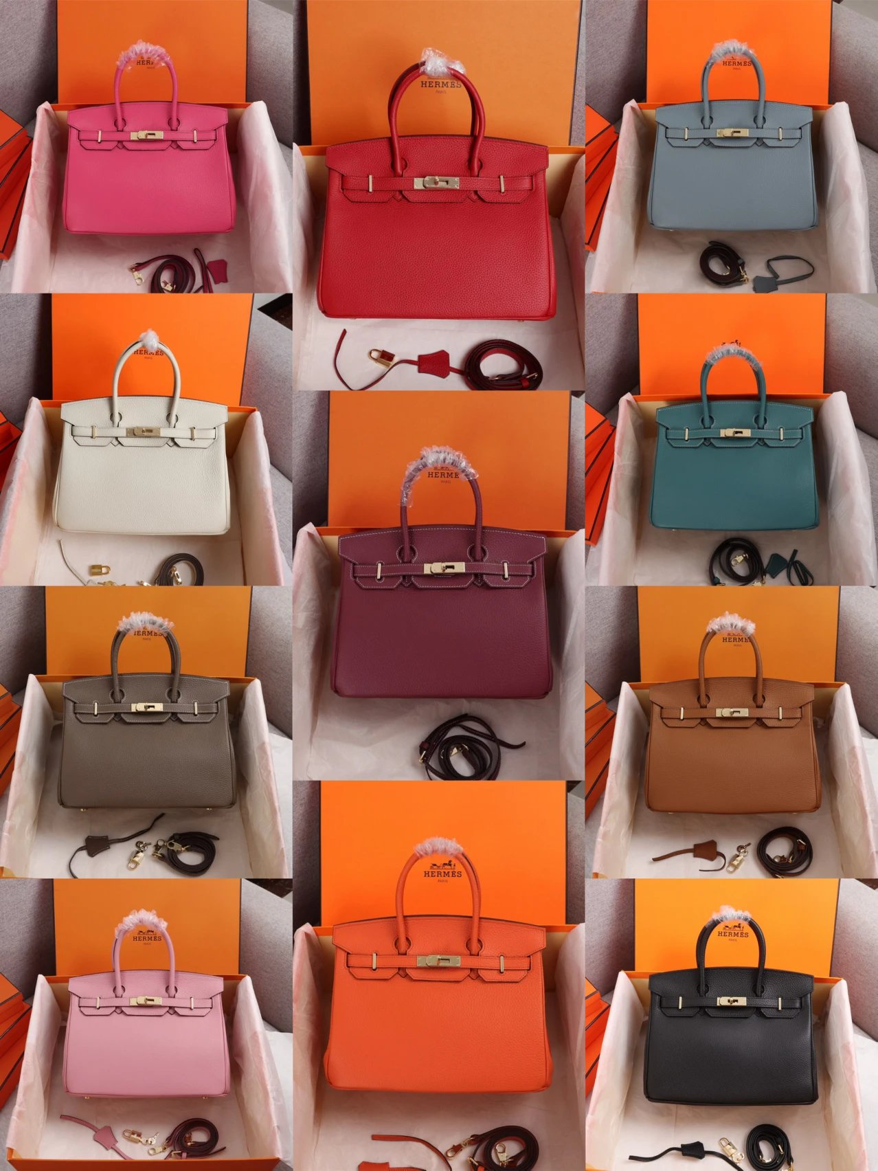 Hermès Birkin Leather Handbag