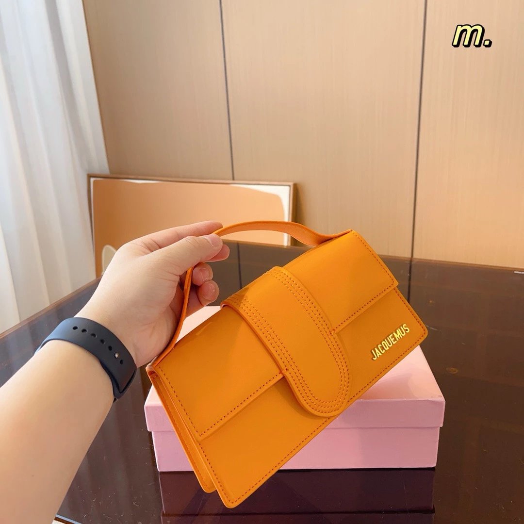 Jacquemus Orange Mini Clutch Bag