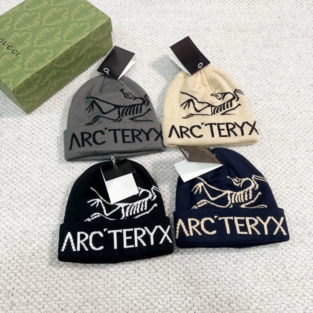 Arc'teryx Beanie in Grey, Beige, Black, and Navy