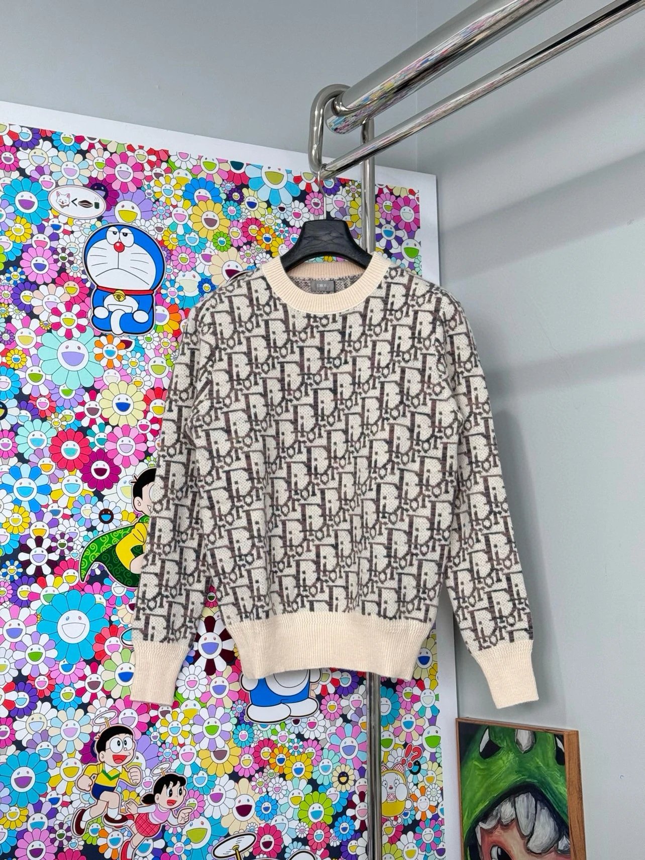 Dior Beige Knit Sweater