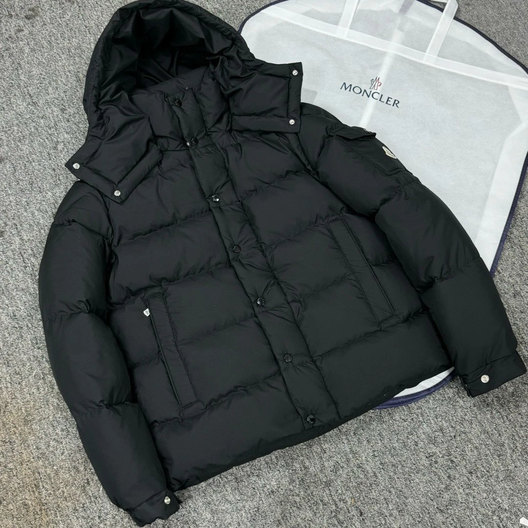 Moncler Black Puffer Jacket