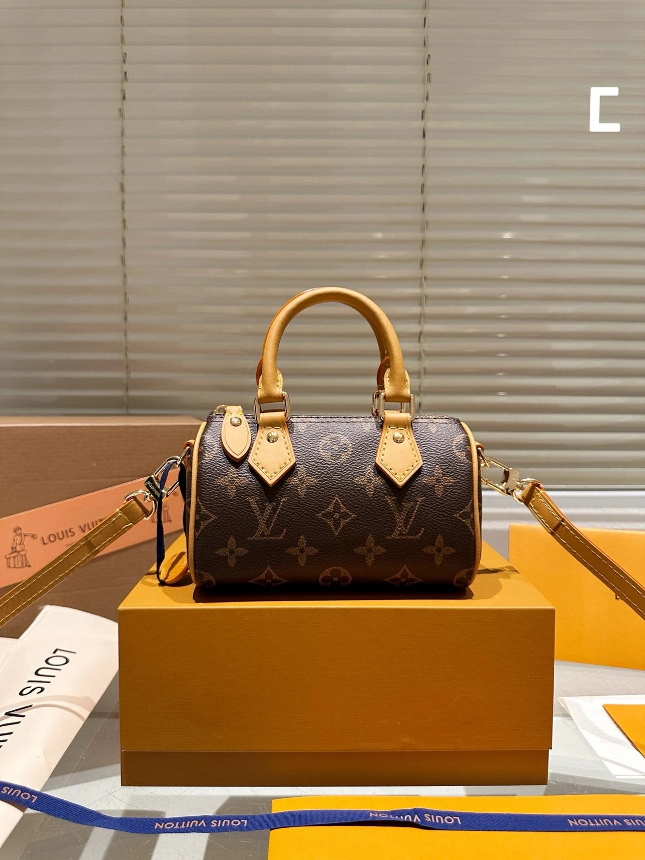 Louis Vuitton Brown Monogram Barrel Bag