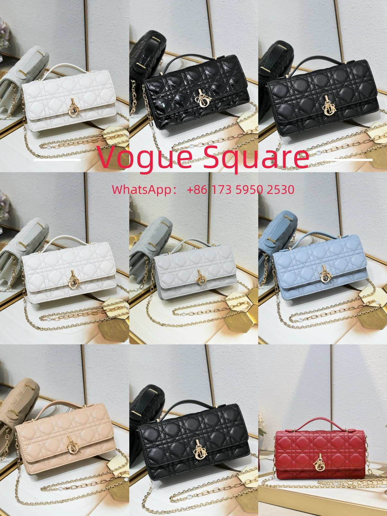 Dior Black Quilted Shoulder Bag