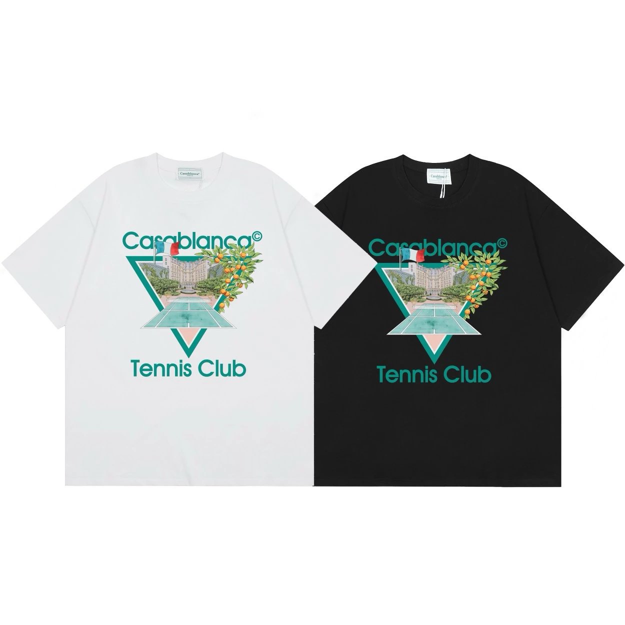 Casablanca White Tennis Club T-Shirt