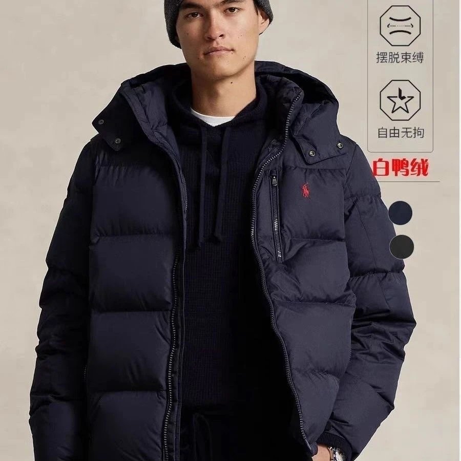 Ralph Lauren Navy Duck Down Jacket