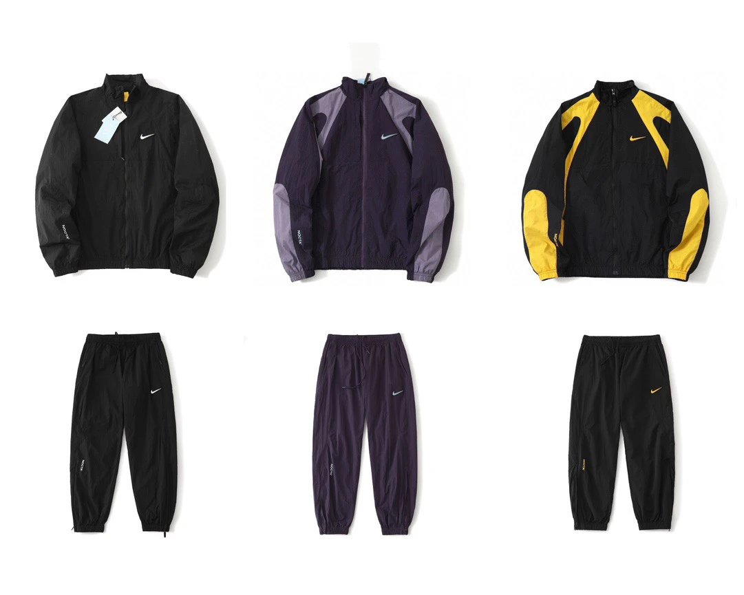 Nike Black and Purpl