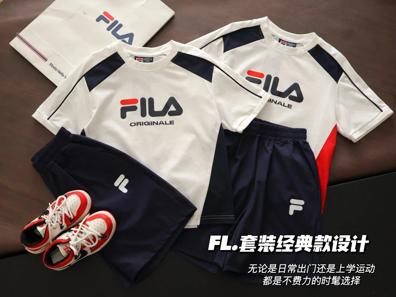 Kid FILA White and N