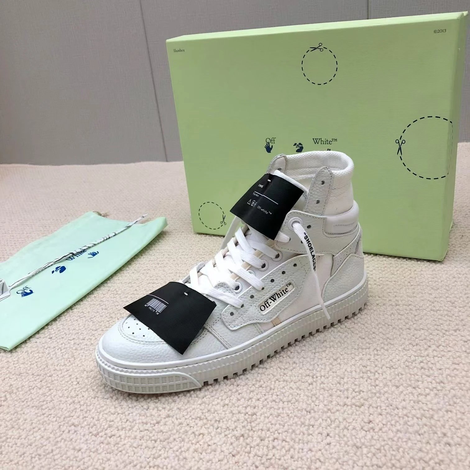 Off-White White High Top Sneakers
