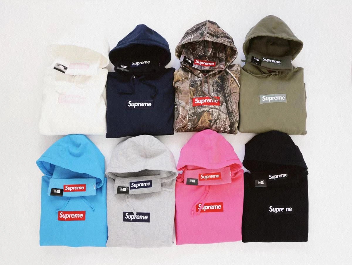 Supreme Hoodie in Various Colors