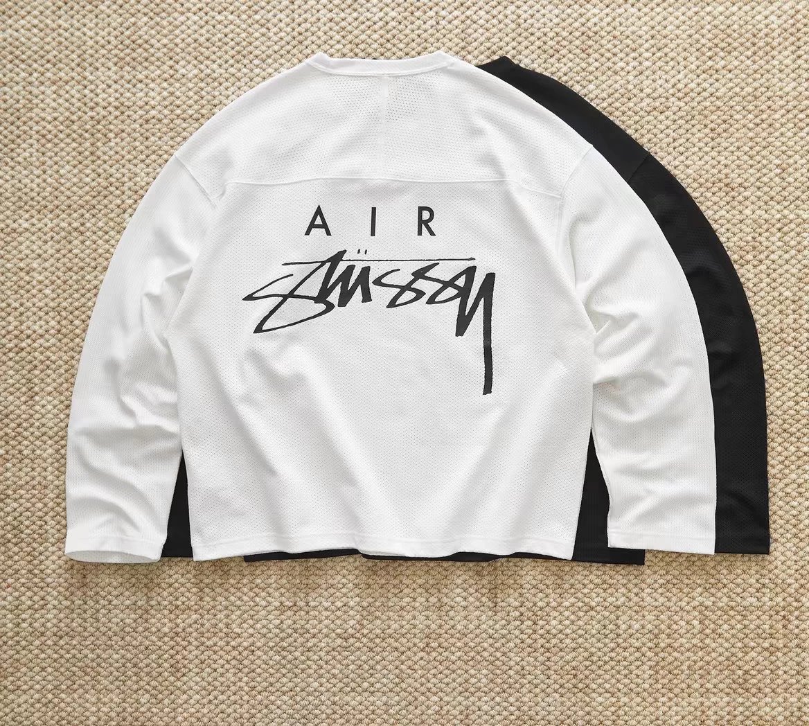 Stussy White Long Sl