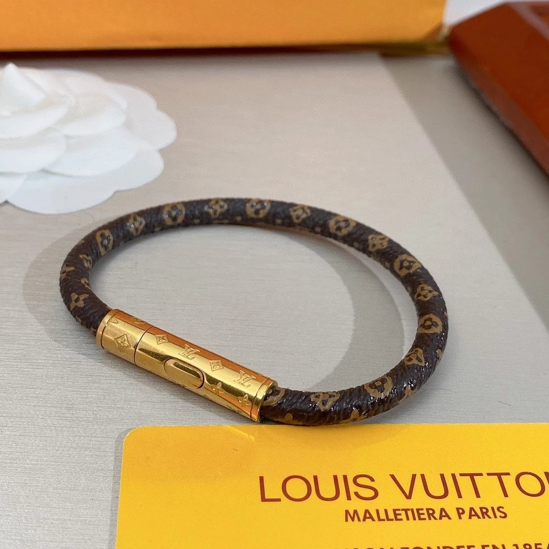 Louis Vuitton Brown Monogram Bracelet