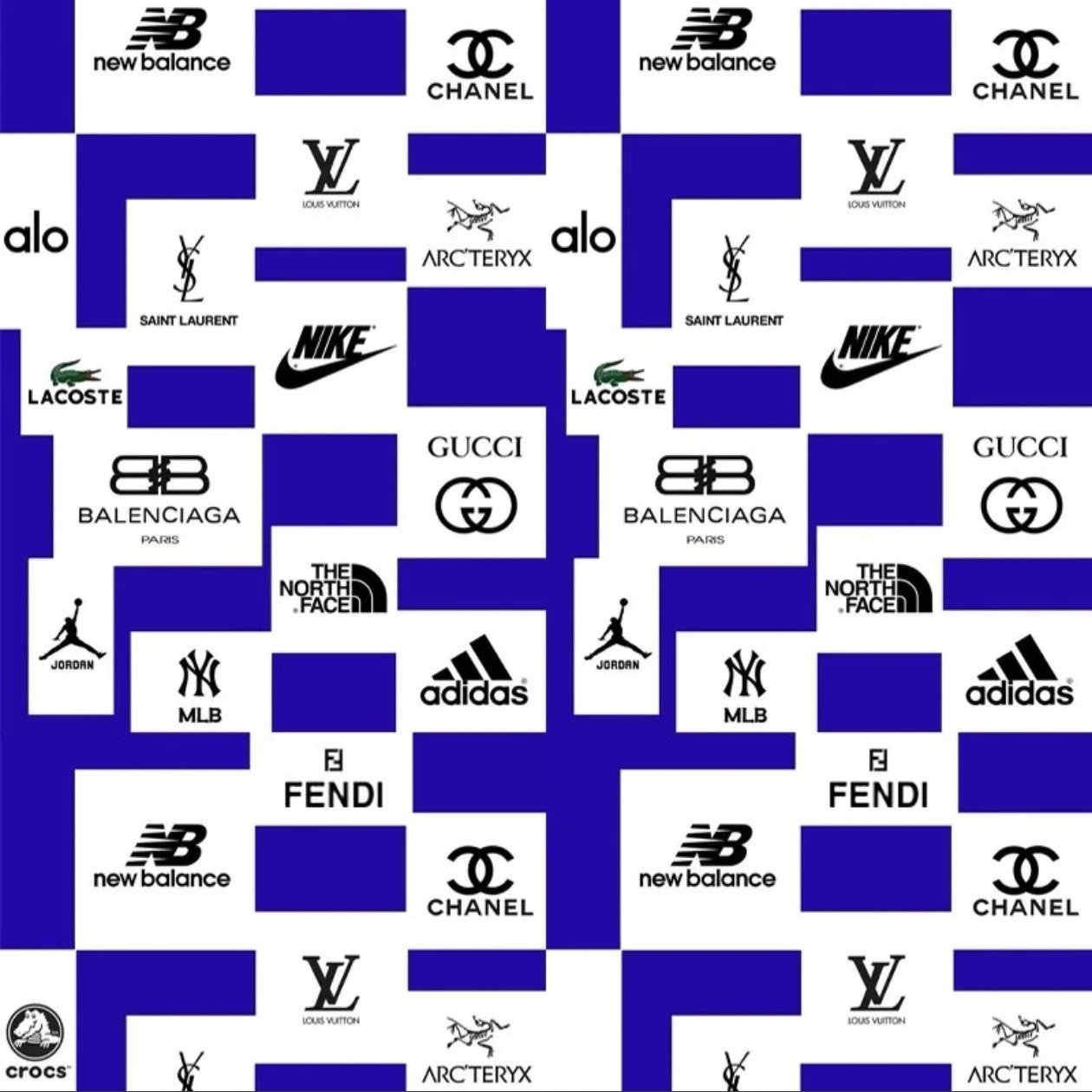 Blue Checkerboard Pa