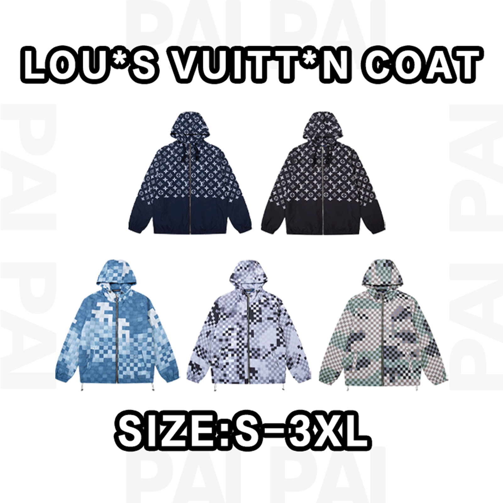 Louis Vuitton Camouflage Hooded Coat